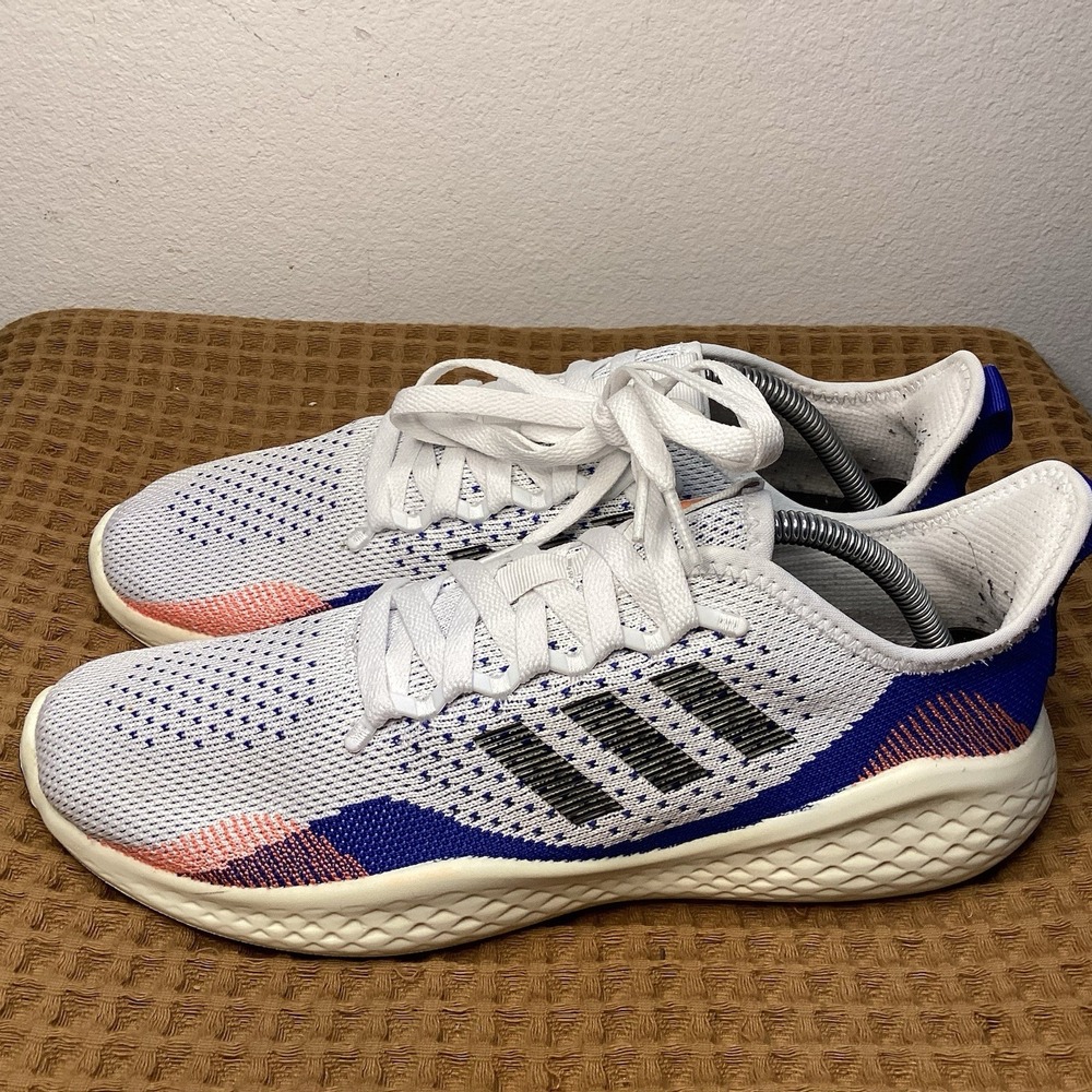 Adidas Mens Fluidflow 2.0 FY5959 Mens Sz 9.5 White Running Training Sneakers
